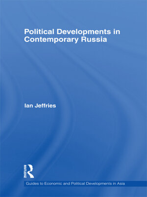 cover image of Political Developments in Contemporary Russia